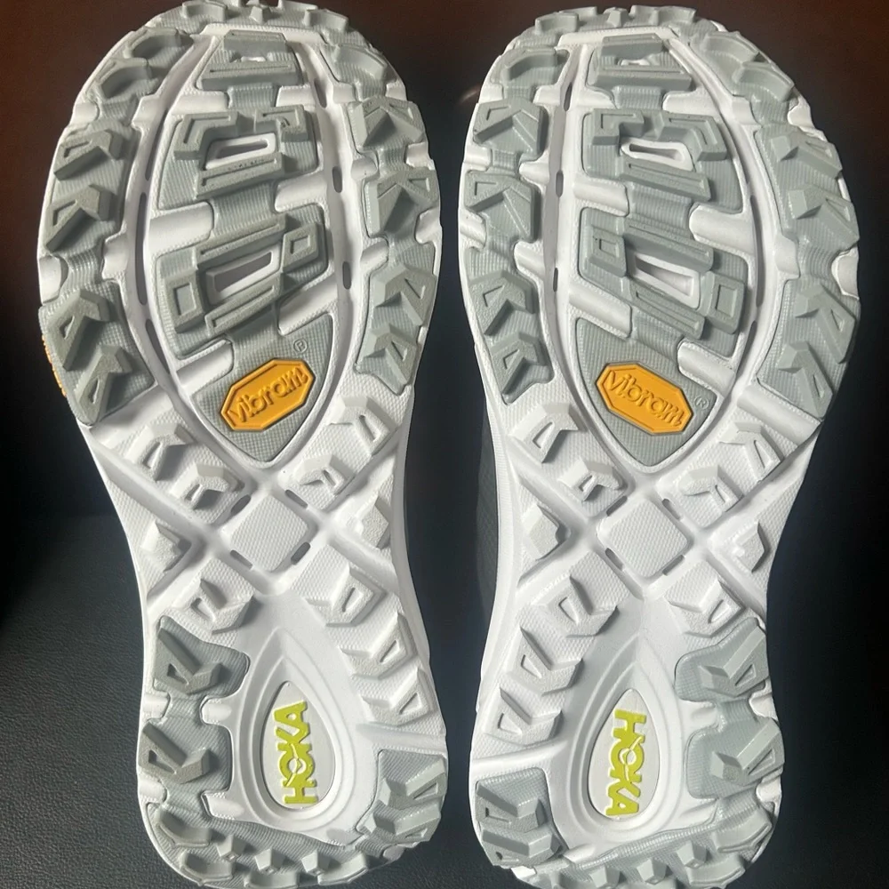 Hoka One One Gray and Blue Sneakers U Mafate Three 2 - Picture 3 of 4